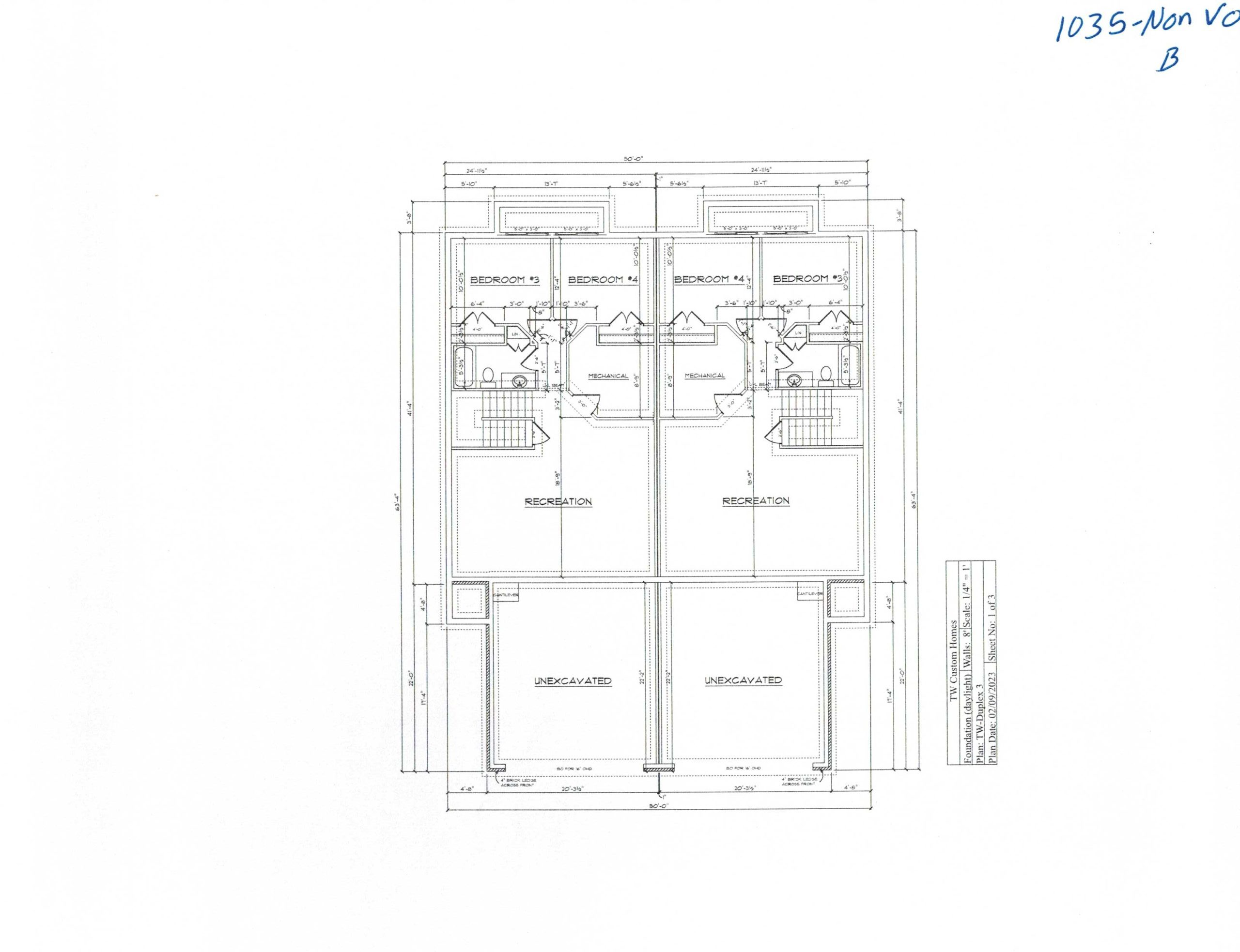 1035 Elevation B Non VO (Basement)