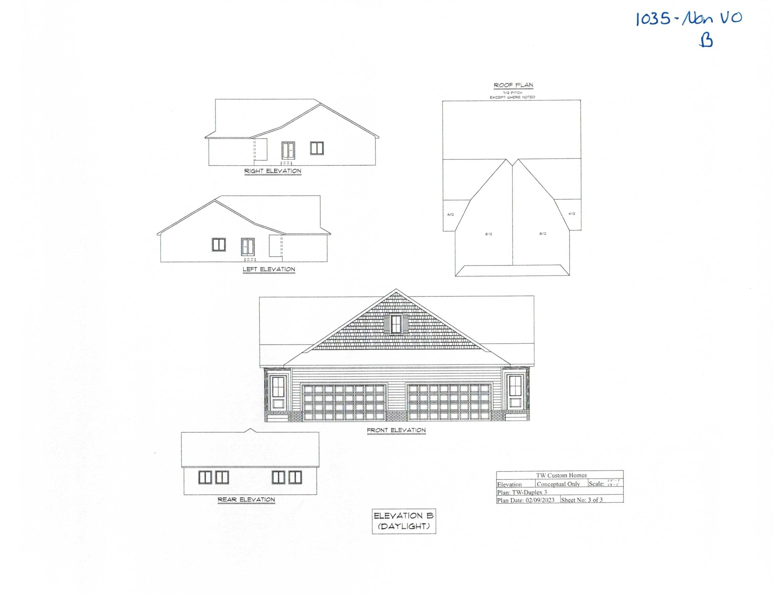 1035 Elevation B Non VO (Front)